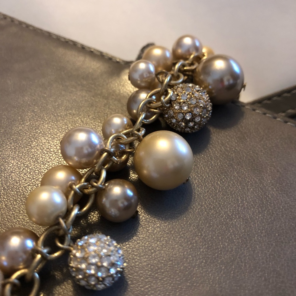 NWOT Carolee Large Champagne Toggle Bracelet - Picture 5 of 12
